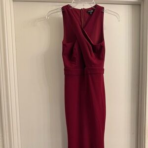 Fashion Nova Burgundy Dress